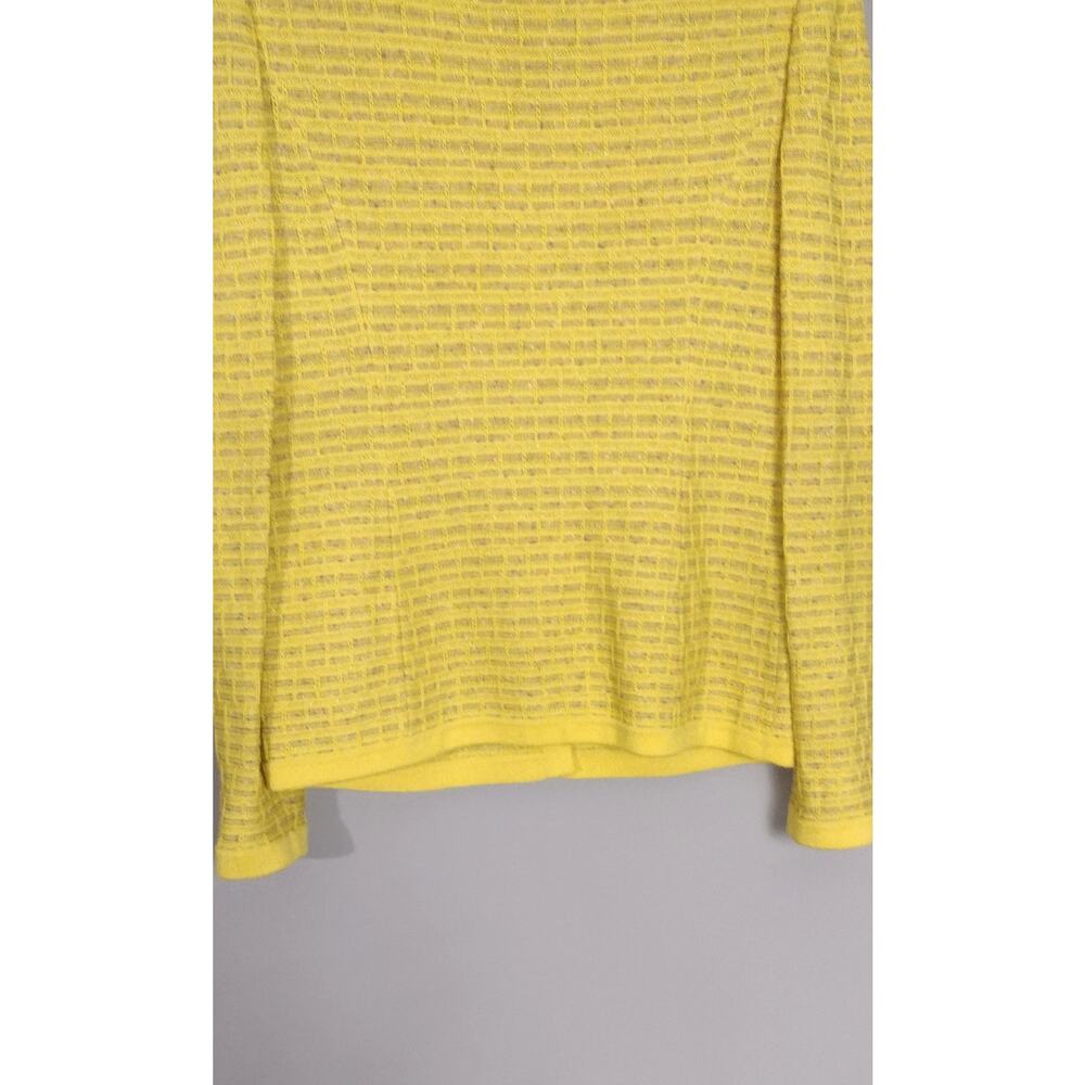 St. John Collection Multicolor Yellow Button Front Cardigan Sweater Size 12 - Picture 14 of 16